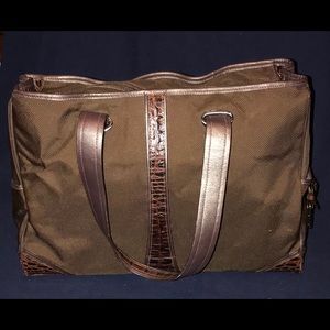 Tumi Nylon and Leather Workbag